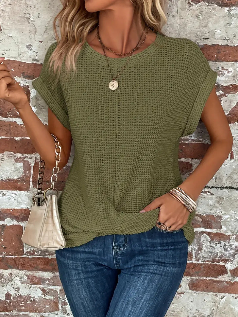 Samira | Camiseta de Cuello Redondo